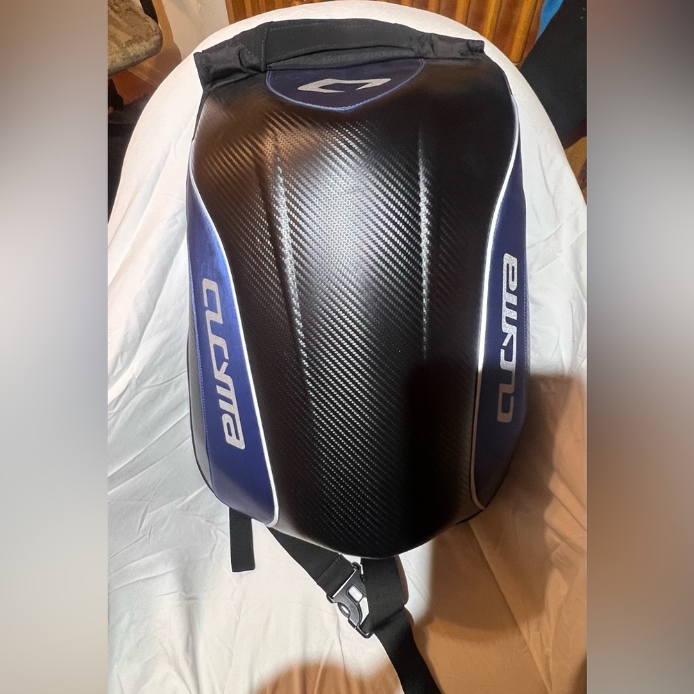 Hard shell motorcycle backpack